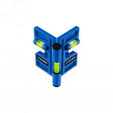 Уровень угловой магнитный ЗУБР Профессионал-3D 34553 - при помощи уровня углового типа удобно устанавливать и выравнивать столбы, трубы, заборы, опоры и другие строительные конструкции. Складной механизм позволяет применять уровень к различным диаметрам столбов. 3D - измерения одновременно в трех плоскостях для контроля вертикальности установки столбов, опор и строительных конструкций. 270° - шарнир для работы с различными углами. Складная конструкция с фиксацией каждые 15°. Лента для фиксации к неметаллическим поверхностям. 4 магнита для крепления к металлическим поверхностям. 3 ударопрочных глазка.