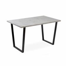 Стол «Атлант – 04», 1100x700x750 мм, цвет бетон чикаго светлый/опора чёрный