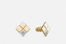 Пусеты золотые Бриллиант 2 шт VESNA JEWELRY
