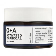 Q+A Маска для лица Activated Charcoal 50