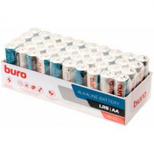Батарейки Buro Alkaline LR6 AA, 40 штук, спайка