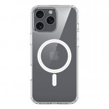 Усиленный прозрачный чехол с поддержкой MagSafe от Dux Ducis для iPhone 16 Pro, серия Clin Mag Series Case