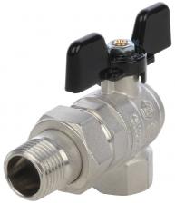 Кран шаровый угловой STOUT SVB-0008 муфтовый (ВР/НР), латунь Ду 15 (1/2") (арт.SVB-0008-000015)