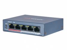 DS-3E0105P-E/M(B) Hikvision PoE-коммутатор