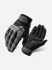 Перчатки ROCKBROS Thickened черные, длинные пальцы с защитой, Черный