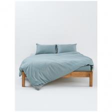Комплект постельного белья GoodNight Pure однотонное, 2-спальное с европростыней, хлопок, вода