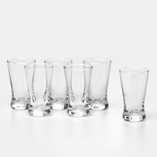 Набор стопок для вина, 50 мл, стекло, прозрачный