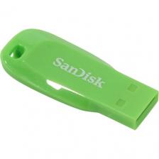 Флеш-накопитель Sandisk USB Cruzer Blade 16Gb зелёный