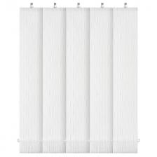 комплект ламелей УЮТ Рогожка 5шт для вертикальных жалюзи 180см белый, арт. 61.61ТО.3238