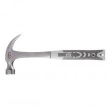 Молоток-гвоздодер цельнометаллический КМ 560 г обрезиненная ручка