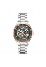 Часы AUTOMATIC ROUND Kenneth Cole, цвет Grey Rose Gold
