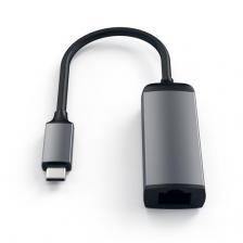 Адаптер Satechi Type-C to Gigabit Ethernet, серый космос ST-TCENM