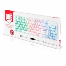 Клавиатура проводная с подсветкой Smartbuy ONE 251 USB белая (SBK-251U-W)/20, цена за 1 шт