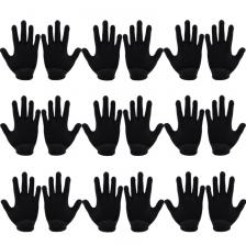 Нескользящие перчатки, тонкие нейлоновые рабочие перчатки, хлопковые рабочие перчатки из полиэфирной пряжи, защитные перчатки для художника, промышленного склада