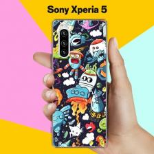Силиконовый чехол на Sony Xperia 5 Пак / для Сони Иксперия 5