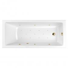 Ванна WHITECROSS Wave Slim 170x75 "RELAX" (золото) 0111.170075.100.RELAX.GL