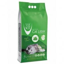 VAN CAT ALOE VERA 5кг Наполнитель комкующийся для кошачьего туалета с ароматом алое вера