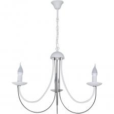 Светильник подвесной ЭЛЕТЕХ "Астра" 231 белый муар черный муар НСБ 01-3x60-179 Е14 _ИМ_ 1005405421