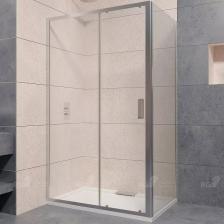 Душевой уголок RGW Passage PA-016+80 см (120-123)x80x195 профиль хром, стекло прозрачное