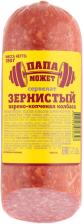 Сервелат Папа может Зернистый варено-копченый 350г