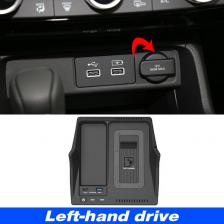 Автомобильное беспроводное зарядное устройство для 11-го Honda Civic FE, аксессуары, адаптер для быстрой зарядки телефона, внутренняя модификация 2022-2025