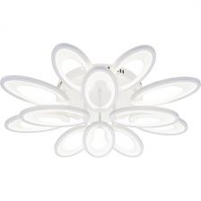 Потолочная люстра с пультом светодиодная Escada Ecla 10242/12LED 155Вт, 11260Лм, ночник, металл/акрил, белый