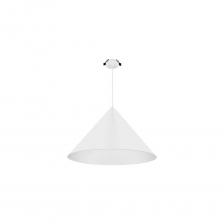 Подвесной светодиодный светильник MAKOTO мощностью 14 Вт предназначен для направленного декоративного освещения в жилых или коммерческих помещениях. Светильник оригинально дополнит интерьеры кухни-гостиной или зала кафе, ресторанов. Максимальная длина регулируемого подвеса 2000 мм. Подключение осуществляется с помощью входящего в комплект драйвера напрямую к сети переменного тока 230 В. Индекс CRI>92 отвечает за отличное восприятие и передачу цветовых оттенков. Низкая пульсация обеспечивает комфортное освещение без мерцания. Алюминиевый окрашенный корпус светильника выполнен в форме конуса. Пылевлагозащита на уровне IP20 позволяет применять модель внутри помещений, где нет контакта с водой или другими жидкостями. Управление яркостью по протоколу TRIAC и два вида чаши в комплекте - встраиваемая и накладная, позволяют смонтировать и настроить светильник под конкретные задачи.