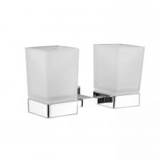 Стакан для ванной комнаты двойной Shevanik SG5622, хром