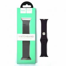 Ремешок для Apple Watch 38/40/41mm HOCO WA01 Flexible series classic sports силикон переспелая вишня (crimson cherry)