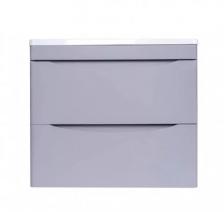 Тумба под раковину без столешницы Style Line Бергамо Мини 60 Люкс Plus подвесная, антискрейтч серая