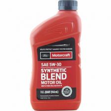 Минеральное моторное масло Motorcraft SAE 5W20 Synthetic Blend, 0.946 л, 1 шт.