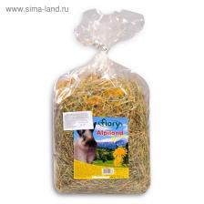 Сено "Альпийское" FIORY Alpiland Yellow, с одуванчиком, 500 г