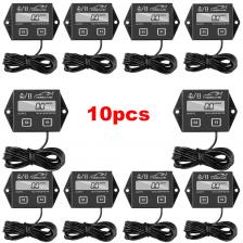 10 шт., водонепроницаемый цифровой тахометр для мотоцикла