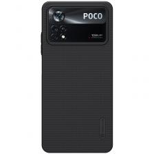 Тонкий жесткий чехол от Nillkin серии Super Frosted Shield для Xiaomi Poco X4 Pro 5G