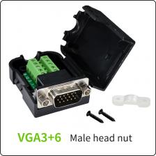 Бесконтактный разъем VGA db15 vga3+6