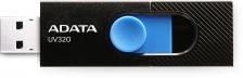 A-DATA Flash Drive 128GB <AUV320-128G-RBKBL> UV320, USB 3.2, черный/голубой