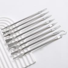 Лезвие ножа для подглядывания процессора IC, набор инструментов для ремонта тонких микросхем 8 в 1, для ремонта микросхем процессора NAND IC