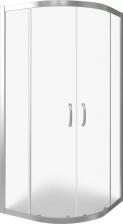 Душевой уголок Good Door Infinity 80х80 профиль хром стекло рифленое