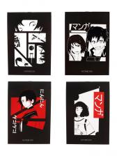 Блокнот «Аниме» А6, 24 листа в клетку, на скрепке, обложка мелованный картон, блок офсет, МИКС