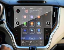 Закаленное стекло для защиты экрана подходит для Subaru Outback Legacy 2020 + 2021 2022 2023 11,6 дюйма сенсорный экран с 3 отверстиями для GPS-навигации