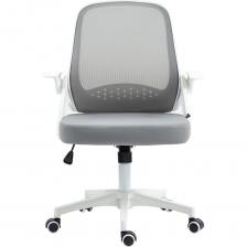 Кресло CACTUS CS-WMC212-GY белый/серый сетка/ткань низкая спинка крестовина пластик пластик белый 2003214 создано для поддержания комфортных условий для работы. Спинка кресла из прочной сетчатой ткани повторяет анатомические изгибы спины, помогает сохранить правильную посадку и снимает нагрузку с мышц. Продуманная форма сиденья исключит сдавливание сосудов. Откидные подлокотники создают дополнительные преимущества этой модели, кресло занимает мало места. Эта модель может использоваться для оснащения рабочих мест в салонах красоты, администраторов ресепшн и других рабочих пространств.