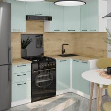 Кухонный гарнитур угловой «Лиора оптима - 5», 1200x2000 мм, цвет сумерки/дуб бунратти