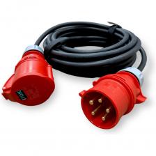 Промышленный трехфазный силовой удлинитель iTOK серии iCONNECT PRO предназначен для подключения различных электрических приборов, механизмов, промышленного электрооборудования, станков и устройств. Технические параметры: напряжение сети 380 В, номинальная сила тока 16А, количество полюсов 3P+N+E, мощность до 10000 Вт В состав изделия входит: Кабельные вилка и розетка с защитной крышкой и заземлением, Морозостойкий кабель КГтп-ХЛ 5х2,5 мм ГОСТ 24334-2020 производства Калужского Кабельного Завода. Температура эксплуатации от -60 до +50 С. Высокая степень защиты iP44 и морозостойкий кабель позволяют использовать Промышленный однофазный силовой удлинитель iTOK на улице при высоких минусовых температурах и в помещениях с влажной средой. Промышленный трехфазный силовой удлинитель iTOK серии iCONNECT PRO производится с применением передовых технологий производства электротехнической продукции самых высоких стандартов качества в строгом соответствии с ГОСТ IEC 60884-1. Кабельная вилка и розетка с защитной крышкой выполнены из материала Полиамид 6, стойкого к химическим соединениям, имеют высокую надежность и длительный срок эксплуатации, а также обеспечивает высокую огнестойкость, термостойкость (самозатухающий материал), ударопрочность и возможность применения при минусовых температурах. Вилки и розетки не содержат кадмий и галогенов (фтора, хлора, брома, йода, астата). Перед началом эксплуатации, во избежании перегрева кабеля, промышленный удлинитель необходимо полностью размотать.