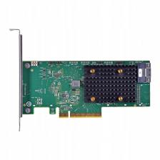RAID-контроллер Broadcom 9540-8i SGL (05-50134-03) PCIe 4.0 x8 LP, SAS/SATA/NVMe, RAID 0,1,5,6,10,50,60, 8port(1 * int SFF8654), 4GB Cache, 3908ROC, RTL