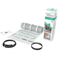 Нагревательный мат STEP BALANCE (Systeme Electric) мощностью 150 Вт/м2, площадью 12 м2, общая мощность 1800 Вт.Мат предназначен для создания системы теплого пола в качестве основного и дополнительного обогрева напольных покрытий, для сухих и влажных помещений, работающей в сети переменного тока с номинальным напряжением 230 В и частотой 50 Гц.Внутренняя изоляция кабеля выполнена из высокотемпературного PVC, внешняя оболочка - PVC. Максимальная рабочая температура +70 °C.