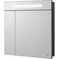 Погрузитесь в мир элегантной простоты и утончённого стиля с зеркалом-шкафом Roca Victoria Nord Black Edition ZRU9000100. Этот уникальный элемент ванной комнаты не только украсит интерьер, но и добавит в него функциональность и изысканность. Глянцевое черное покрытие придаёт изделию роскошный вид, делая его центральным элементом любого интерьера. Изделие выполнено из высококачественных материалов, что гарантирует долговечность и устойчивость к износу. Корпус покрыт эмалью, создающей глянцевую поверхность, которая легко очищается и сохраняет свой первоначальный вид на протяжении многих лет. Зеркало-шкаф оснащено встроенной подсветкой, которая обеспечит непревзойденное удобство использования. Также шкаф снабжен механизмом доводчика, что гарантирует плавное и бесшумное закрытие дверок. Внутри шкафа предусмотрена система хранения с дверками и тремя вкладными полками, что позволяет организовать пространство максимально эффективно и аккуратно. Теперь все необходимые аксессуары будут под рукой и на своих местах. Зеркало-шкаф легко устанавливается благодаря подвесному монтажу. Шкаф поставляется с комплектом всех необходимых креплений, что делает процесс установки быстрым и простым. 