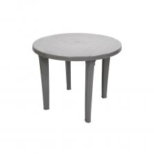 Стол Элластик пласт Элластик круглый серый 95х95х74 см