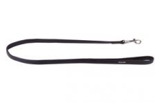CoLLaR Brilliance / Поводок Колар для собак Кожаный Двойной без украшений 122см х 18мм
