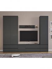 Гостиная «Лора», 2750x2200x440 мм, цвет серый