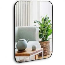 Зеркало Hola (МДФ,Зеркало/Черный) ОГОГО Обстановочка! арт.828394